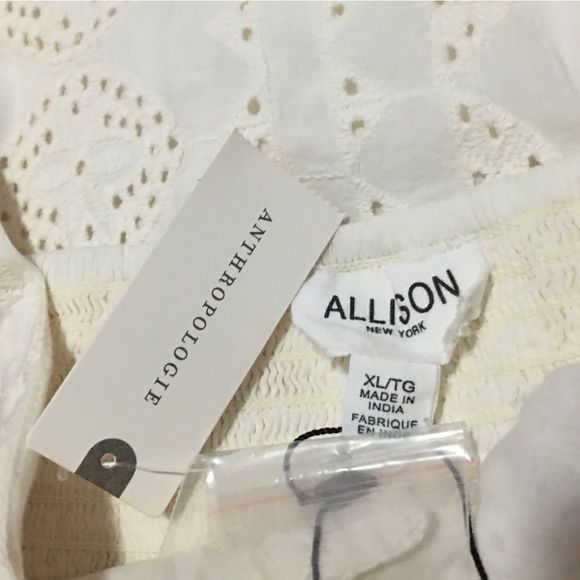 NWT, Anthropologie  Esperanza Embroidered Eyelet Maxi Dress - Picture 12 of 16